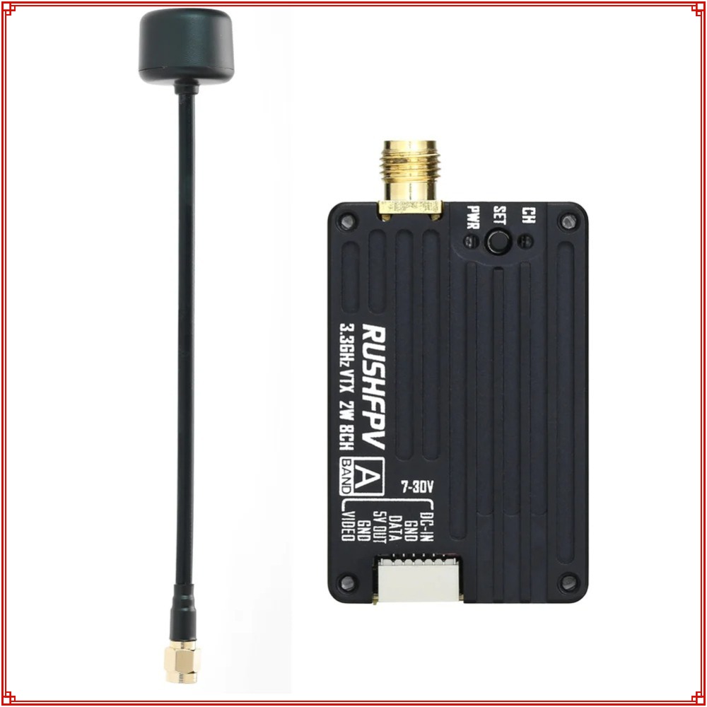 Fpv Antenna Receiver - جهاز إرسال RUSHFPV 3.3G 2W VTX