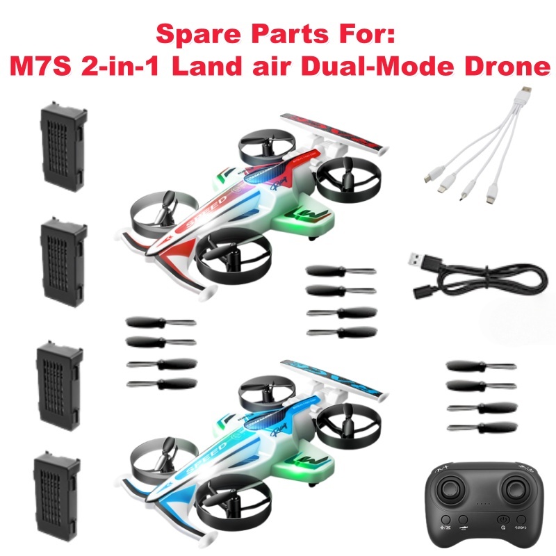 Rc Drone And Flying Car - طائرة بدون طيار M7S ثنائية الوضع