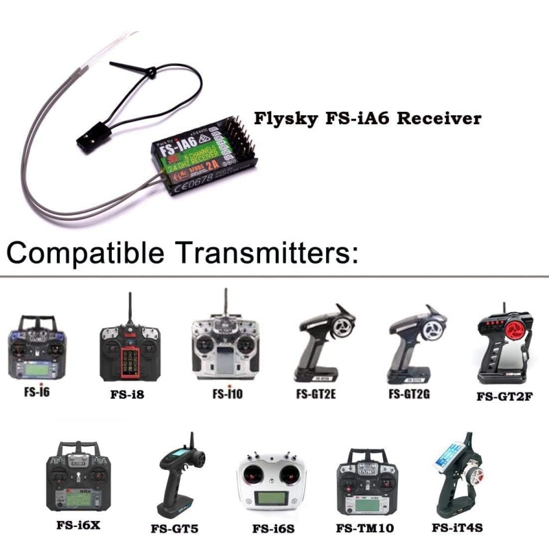 جهاز استقبال Flysky FS-IA6 6CH - مراجعة Fpv Antenna Receiver وسعره