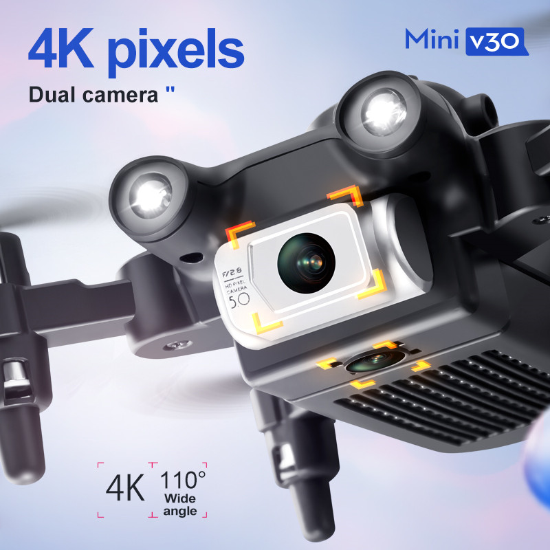 طائرة بدون طيار صغيرة V30 WiFi - مراجعة Drone Rc Ufo وسعره