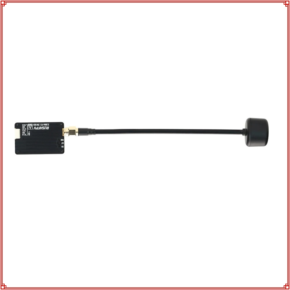 جهاز إرسال RUSHFPV 3.3G 2W VTX - مراجعة Fpv Antenna Receiver وسعره