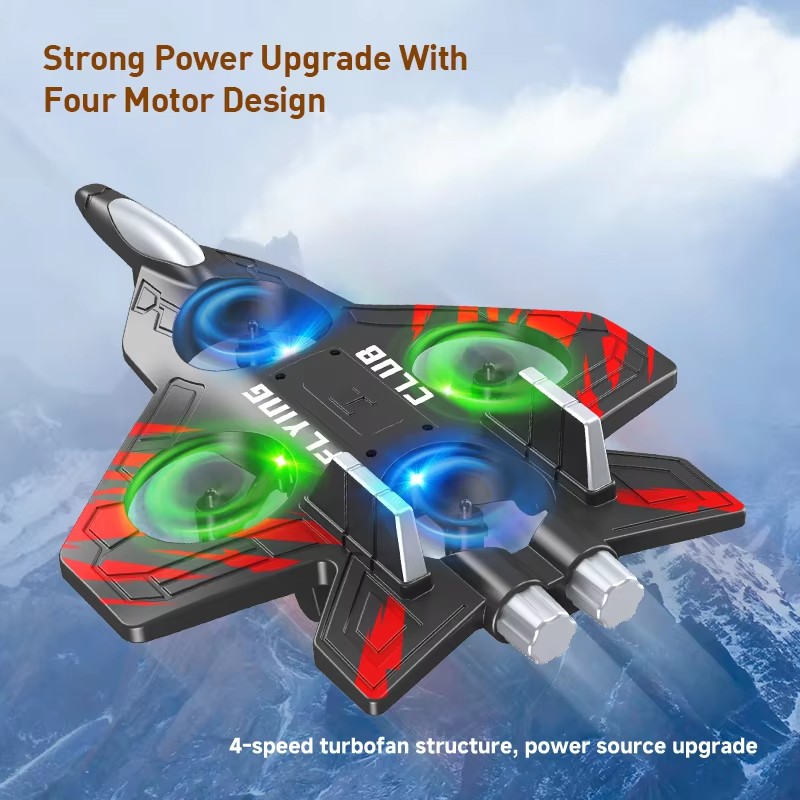 2.4G التحكم عن بعد طائرة مقاتل - مراجعة Drone Rc Fighter Jet وسعره