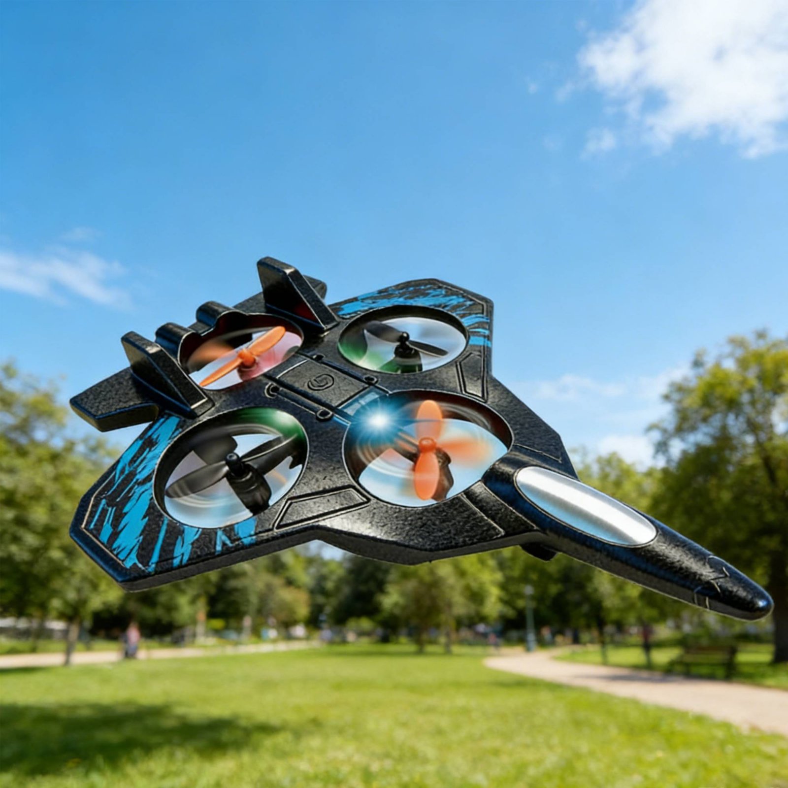 طائرة بدون طيار أكروباتية مقاو - مراجعة Drone Rc Fighter Jet وسعره
