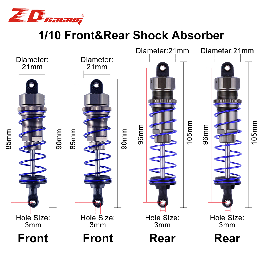 2 قطعة ZD سباق 105 مللي متر ال - مراجعة Rc Suspension Arm وسعره
