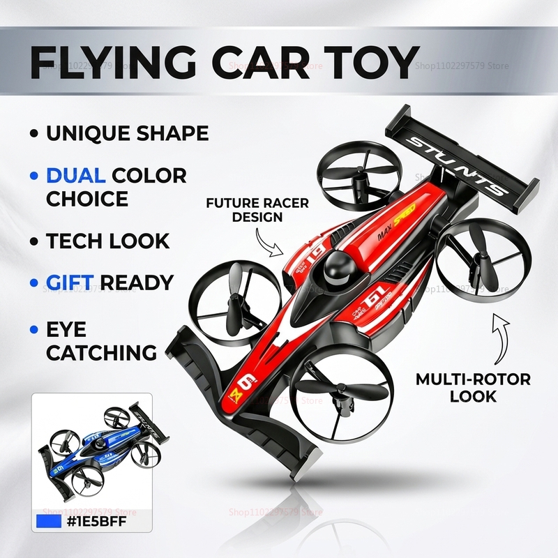 سيارة YL61 للتحكم عن بعد للانج - مراجعة Rc Drone And Flying Car وسعره