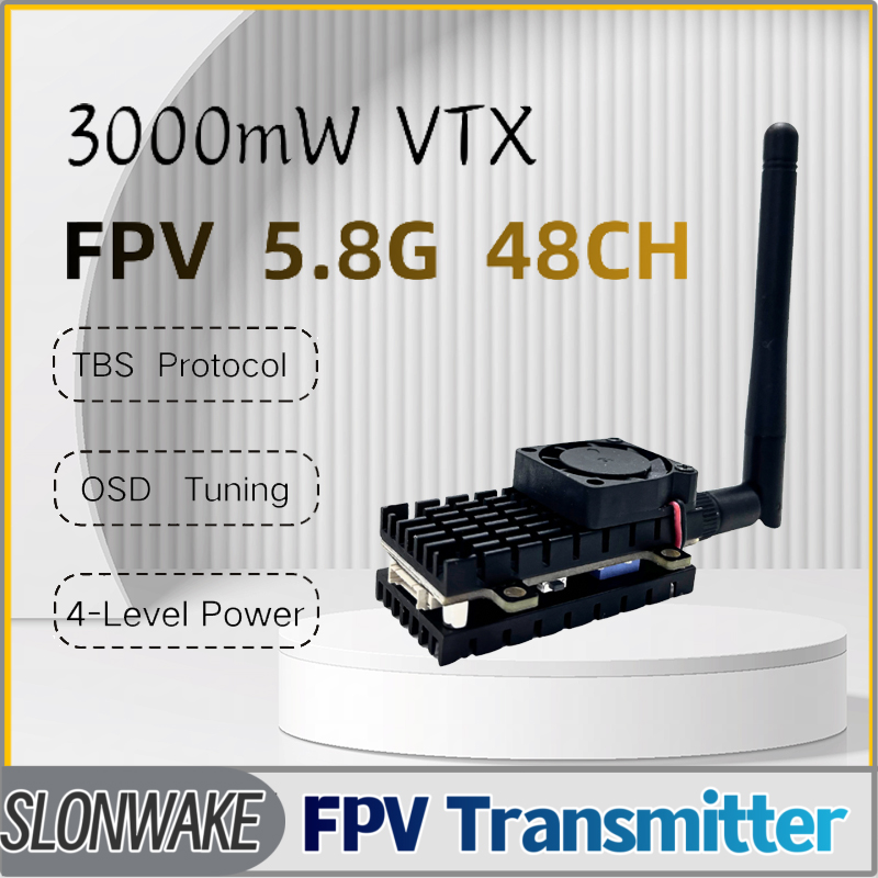 SLONWAKE 5.8G 3000mW محاكاة VT - مراجعة Drone Rc Toy وسعره