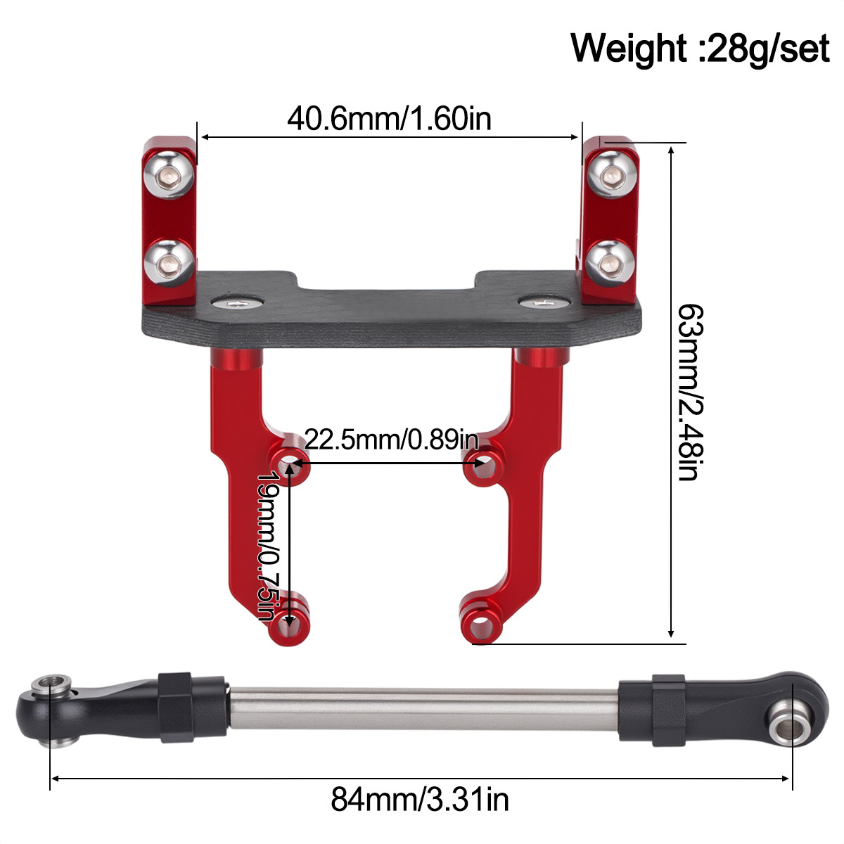 قاعدة تثبيت سيرفو من سبائك الأ - مراجعة Rc Crawler Axle Parts وسعره