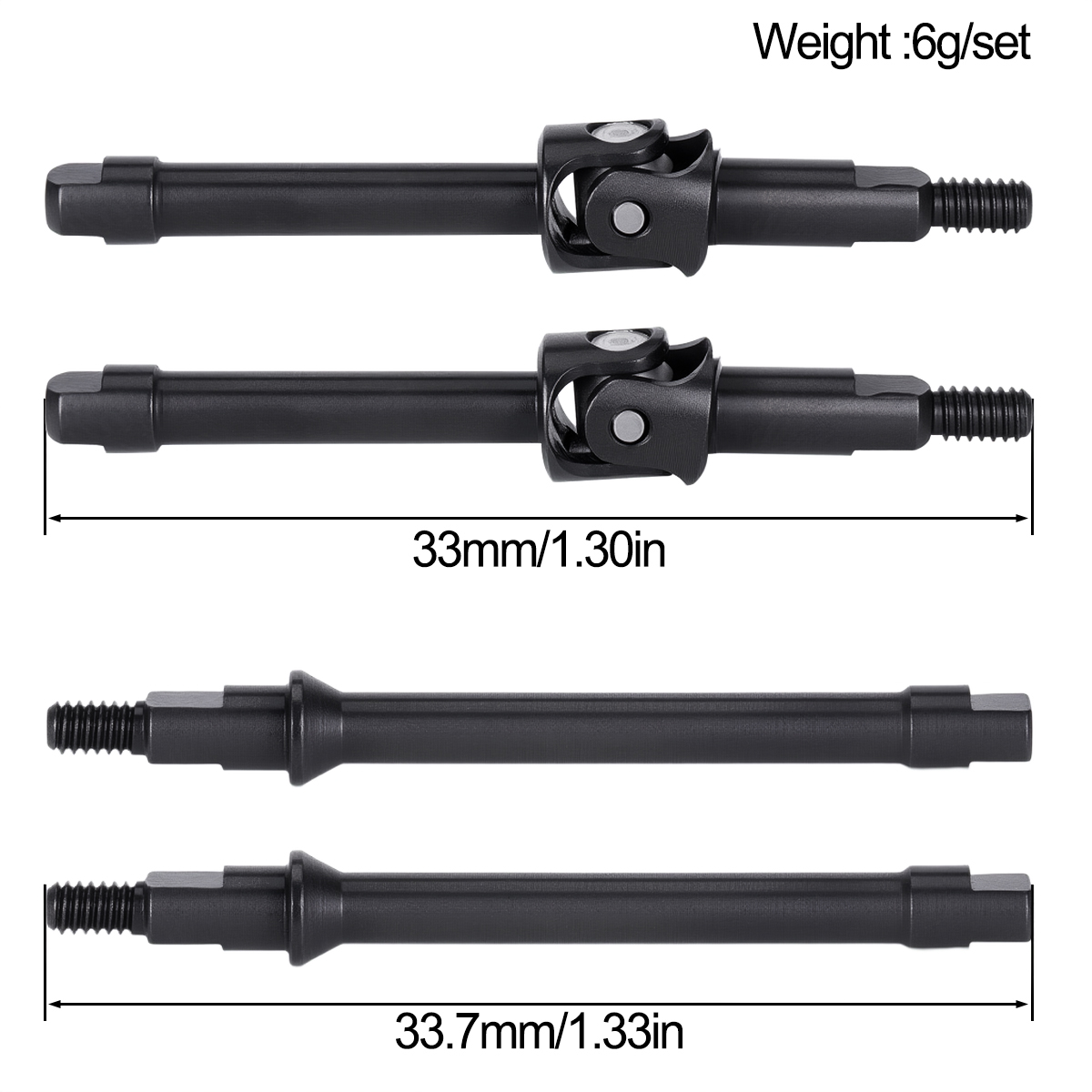 4 قطع من أعمدة CVD الفولاذية ل - مراجعة Rc Crawler Axle Parts وسعره