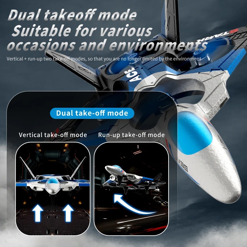 طائرة تحكم عن بعد مزودة بكامير - مراجعة Drone Rc Fighter Jet وسعره
